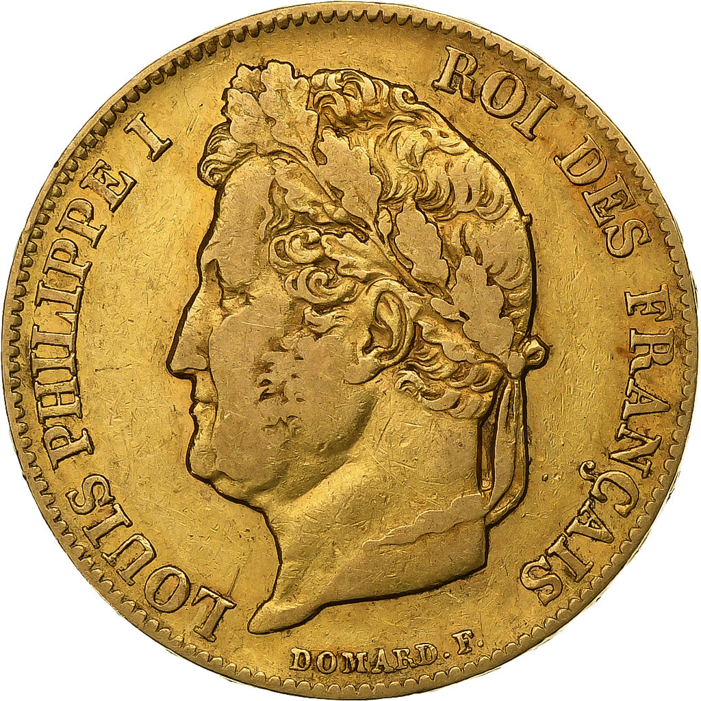 France, Louis-Philippe, 20 Francs, Louis-Philippe, 1840, Paris, Or, TB+