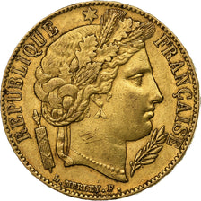 Francia, 20 Francs, Cérès, 1851, Paris, Oro, MBC, Gadoury:1059, KM:762