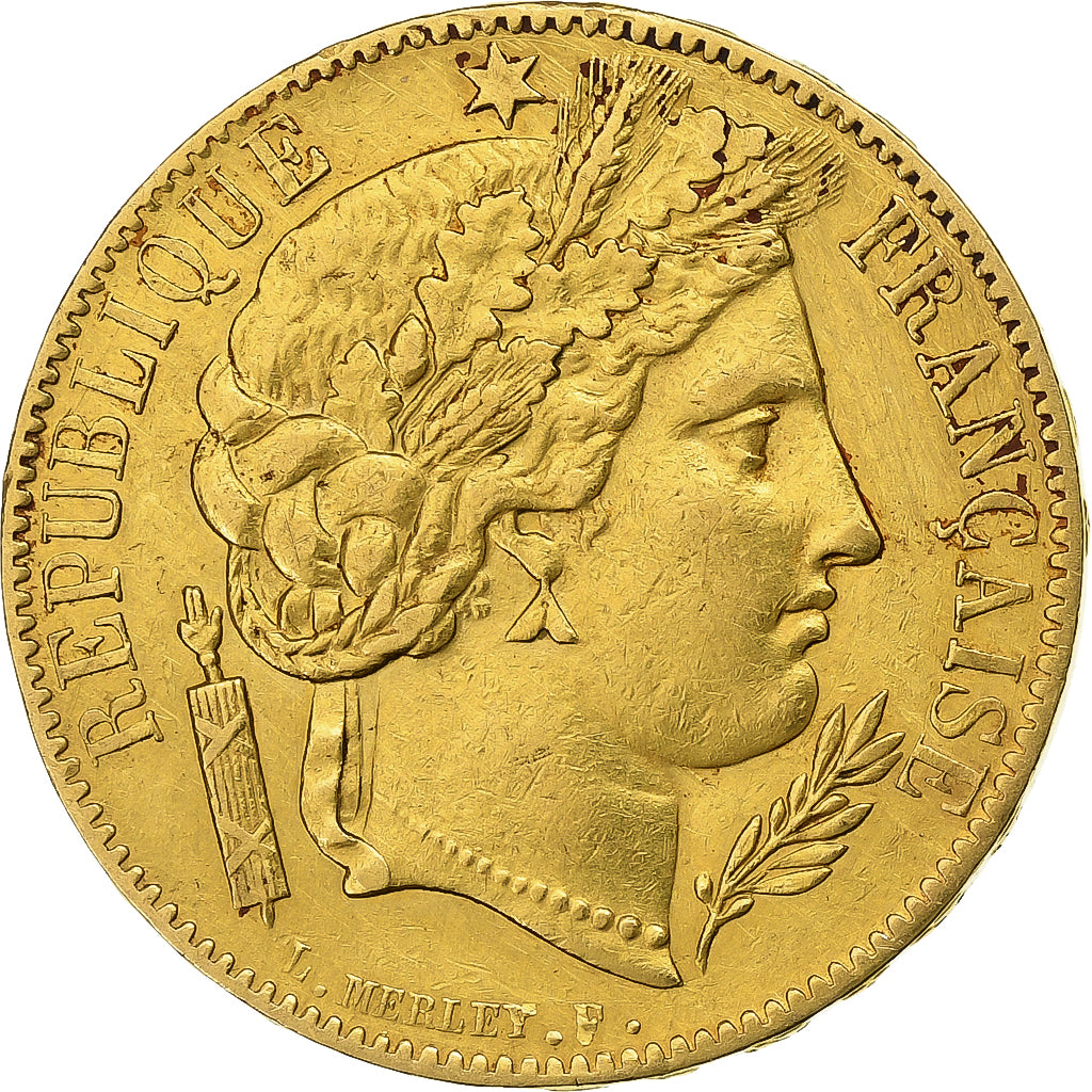 France, 20 Francs, Cérès, 1850, Paris, Or, TTB+, Gadoury:1059, KM:762