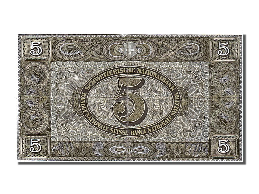 Banknote, Switzerland, 5 Franken, 1949, 1949-01-20, EF(40-45)