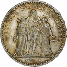 Frankreich, 5 Francs, Hercule, 1873, Paris, Silber, SS+, Gadoury:745a, KM:820.1
