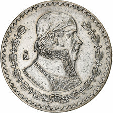 Mexico, Peso, 1963, Mexico City, Silver, AU(50-53), KM:459