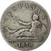 Spain, Provisional Government, 2 Pesetas, 1870, Madrid, Silver, F(12-15), KM:654