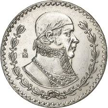 Mexico, Peso, 1967, Mexico City, Silver, AU(55-58), KM:459