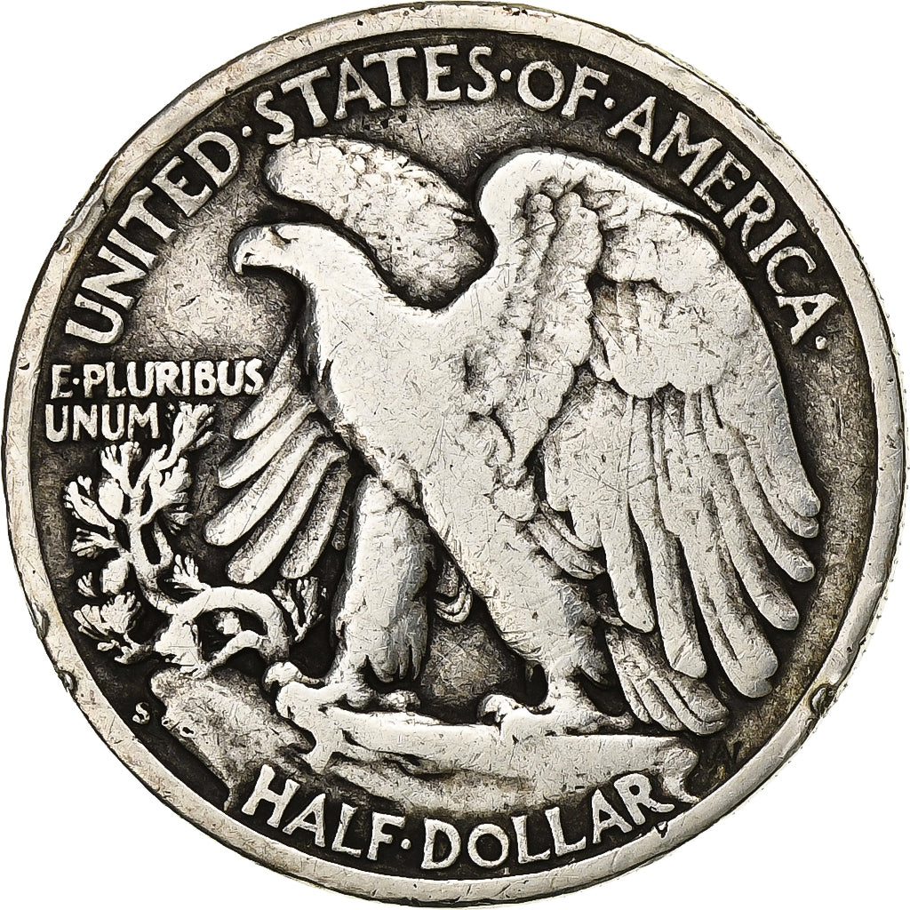 United States, Half Dollar, Walking Liberty, 1942, U.S. Mint, Silver, VF(30-35)