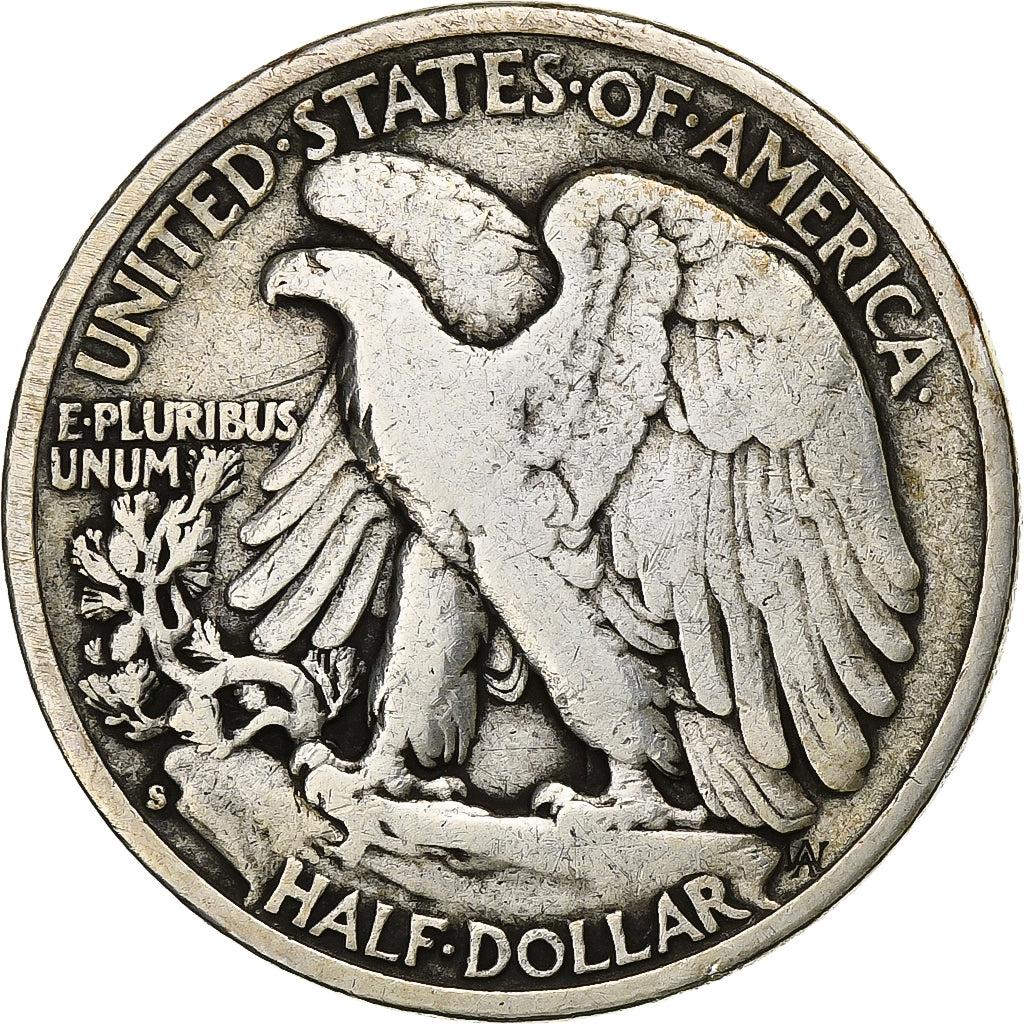 United States, Half Dollar, Walking Liberty, 1942, U.S. Mint, Silver, VF(30-35)