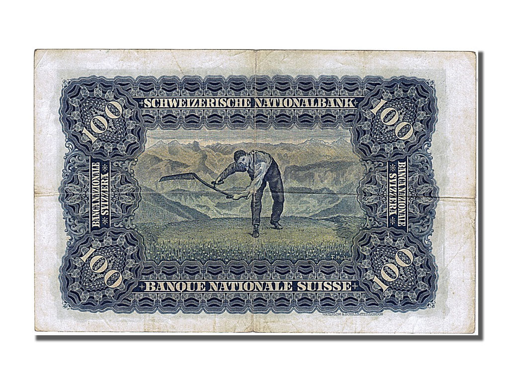 Banknote, Switzerland, 100 Franken, 1946, 1946-08-31, AU(50-53)