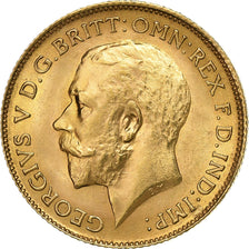 Groot Bretagne, George V, 1/2 Sovereign, 1914, Goud, PR, KM:819