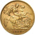 Grande-Bretagne, Edward VII, 1/2 Sovereign, 1910, Or, TTB, KM:804