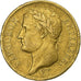 França, Napoleon I, 40 Francs, 1812, Paris, Dourado, EF(40-45), Gadoury:1084