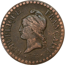 Francia, Centime, Dupré, 1849, Paris, Bronzo, BB, Gadoury:84, KM:754