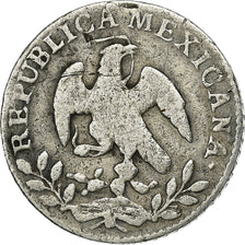 Mexico, 1/2 Réal, 1852, Mexico City, Silver, VF(20-25), KM:370.9