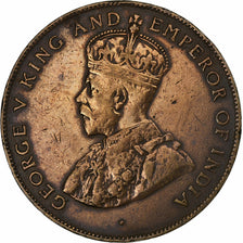 Mauritius, George V, 5 Cents, 1917, Bronze, EF(40-45), KM:14