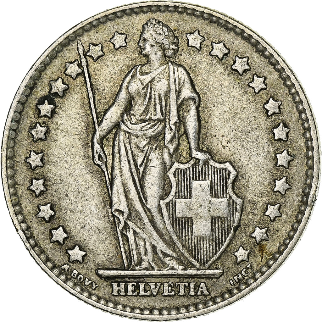 Schweiz, Franc, 1961, Bern, Silber, SS, KM:24