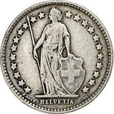 Switzerland, 1/2 Franc, 1916, Bern, Silver, VF(30-35), KM:23