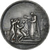 Francia, medaglia, 1876, Argento, Montagny, Mariage, SPL-