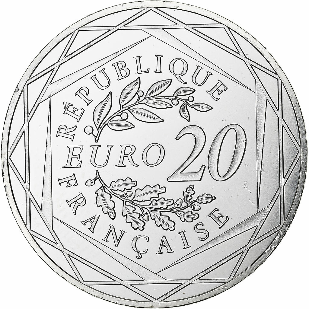 Francia, 20 Euro, Marianne, Liberté, 2017, Monnaie de Paris, Argento, FDC