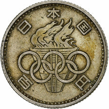 Japan, Hirohito, 100 Yen, 1964, Silber, SS, KM:79
