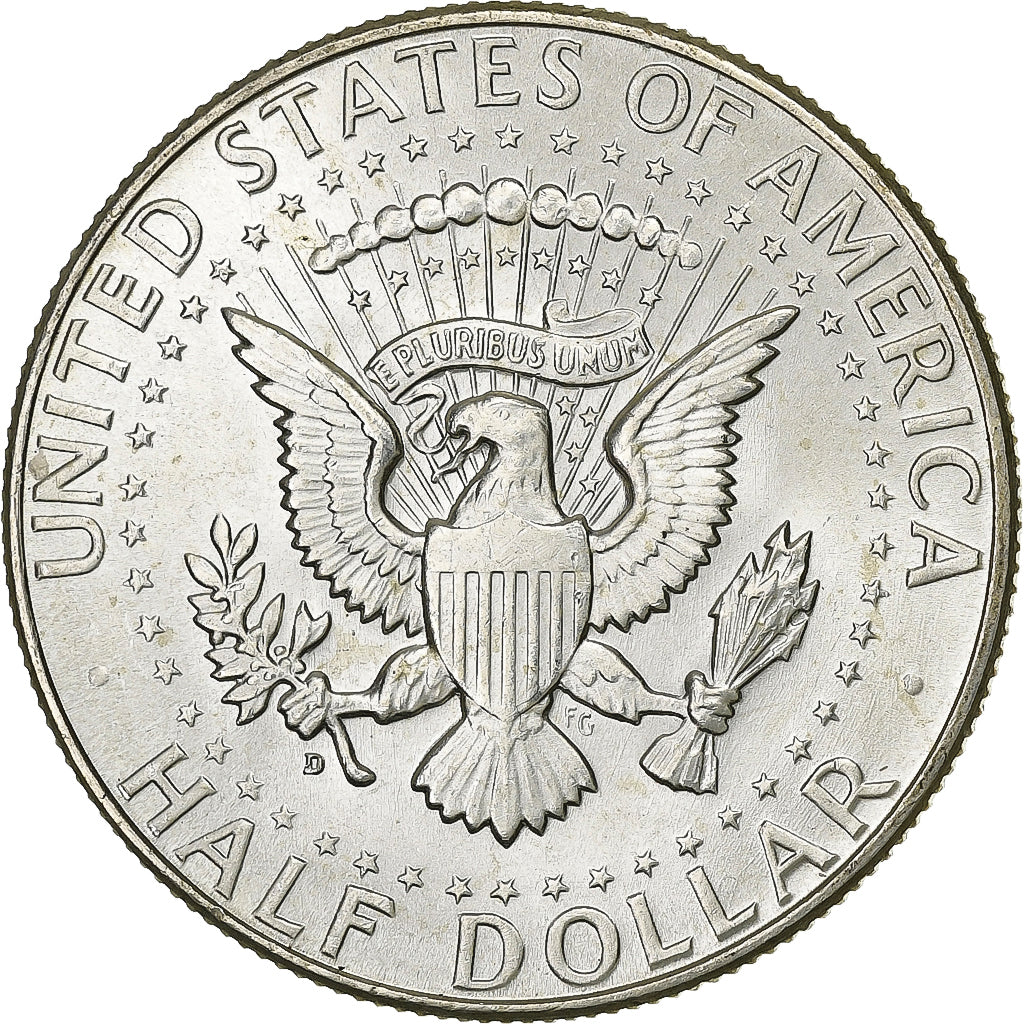 USA, Half Dollar, Kennedy, 1964, U.S. Mint, Srebro, AU(55-58), KM:202