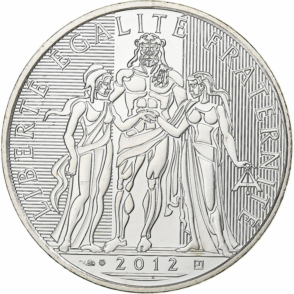 Francia, 10 Euro, Hercule, 2012, Paris, Plata, FDC, Gadoury:EU516, KM:2073