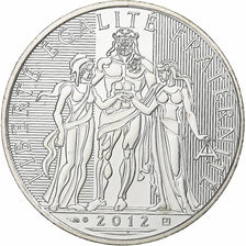 Francia, 10 Euro, Hercule, 2012, Paris, Plata, FDC, Gadoury:EU516, KM:2073