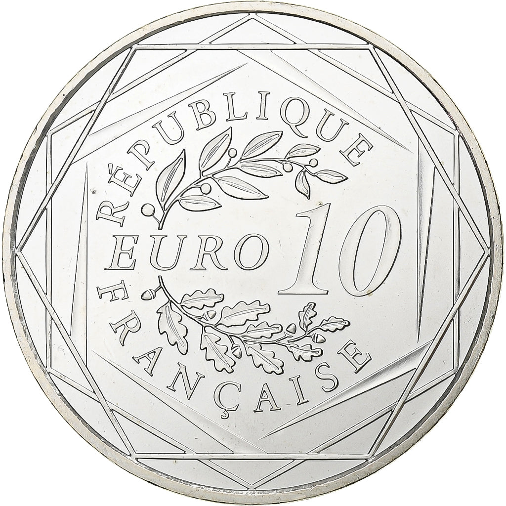 Francia, 10 Euro, Hercule, 2012, Paris, Plata, FDC, Gadoury:EU516, KM:2073