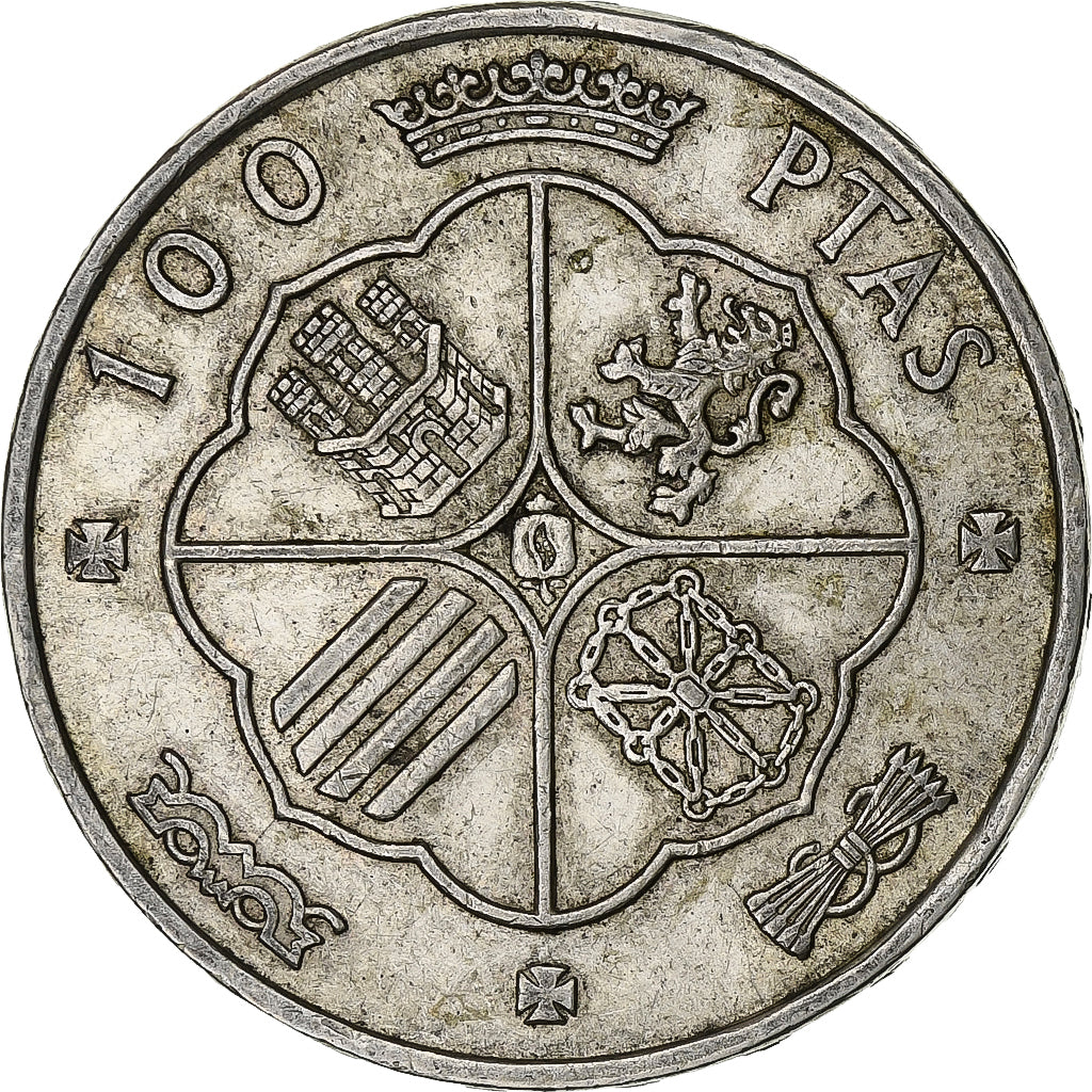 Spanien, Caudillo and regent, 100 Pesetas, 1966 (66), Madrid, Silber, SS, KM:797