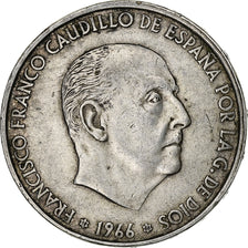 Spain, Caudillo and regent, 100 Pesetas, 1966 (66), Madrid, Silver, EF(40-45)