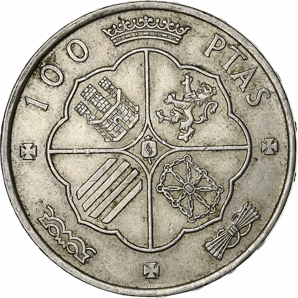 Spanien, Caudillo and regent, 100 Pesetas, 1966 (68), Madrid, Silber, SS+