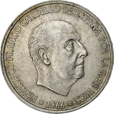 Spagna, Caudillo and regent, 100 Pesetas, 1966 (68), Madrid, Argento, BB+