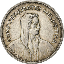 Szwajcaria, 5 Francs, 1953, Bern, Srebro, EF(40-45), KM:40