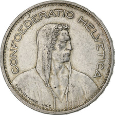 Schweiz, 5 Francs, 1939, Bern, Silber, SS, KM:40