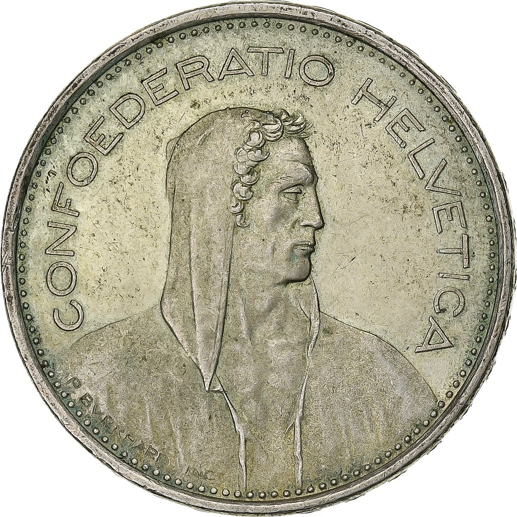 Schweiz, 5 Francs, 1967, Bern, Silber, SS+, KM:40