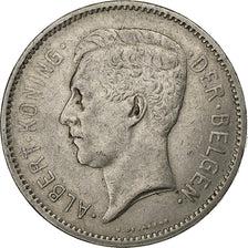 Belgium, Albert I, 5 Francs, 5 Frank, 1930, Nickel, EF(40-45), KM:98