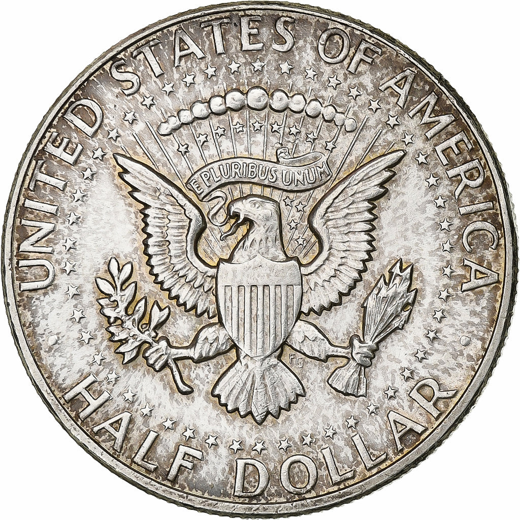 United States, Half Dollar, Kennedy, 1964, U.S. Mint, Silver, AU(50-53), KM:202