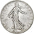 Francia, 2 Francs, Semeuse, 1905, Paris, Plata, BC+, Gadoury:532, KM:845.1