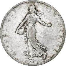 France, 2 Francs, Semeuse, 1910, Paris, Silver, EF(40-45), Gadoury:532, KM:845.1