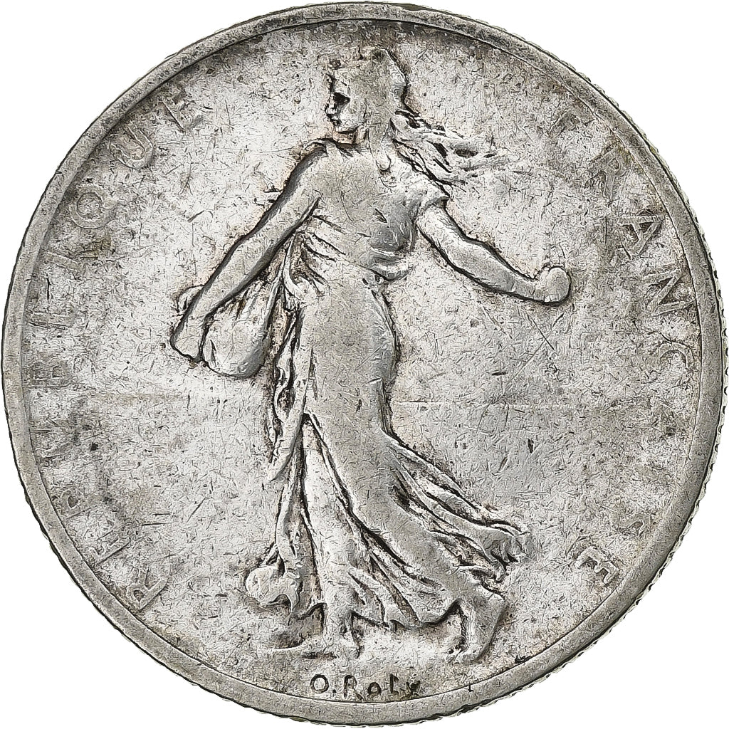 France, 2 Francs, Semeuse, 1904, Paris, Silver, VF(30-35), Gadoury:532, KM:845.1