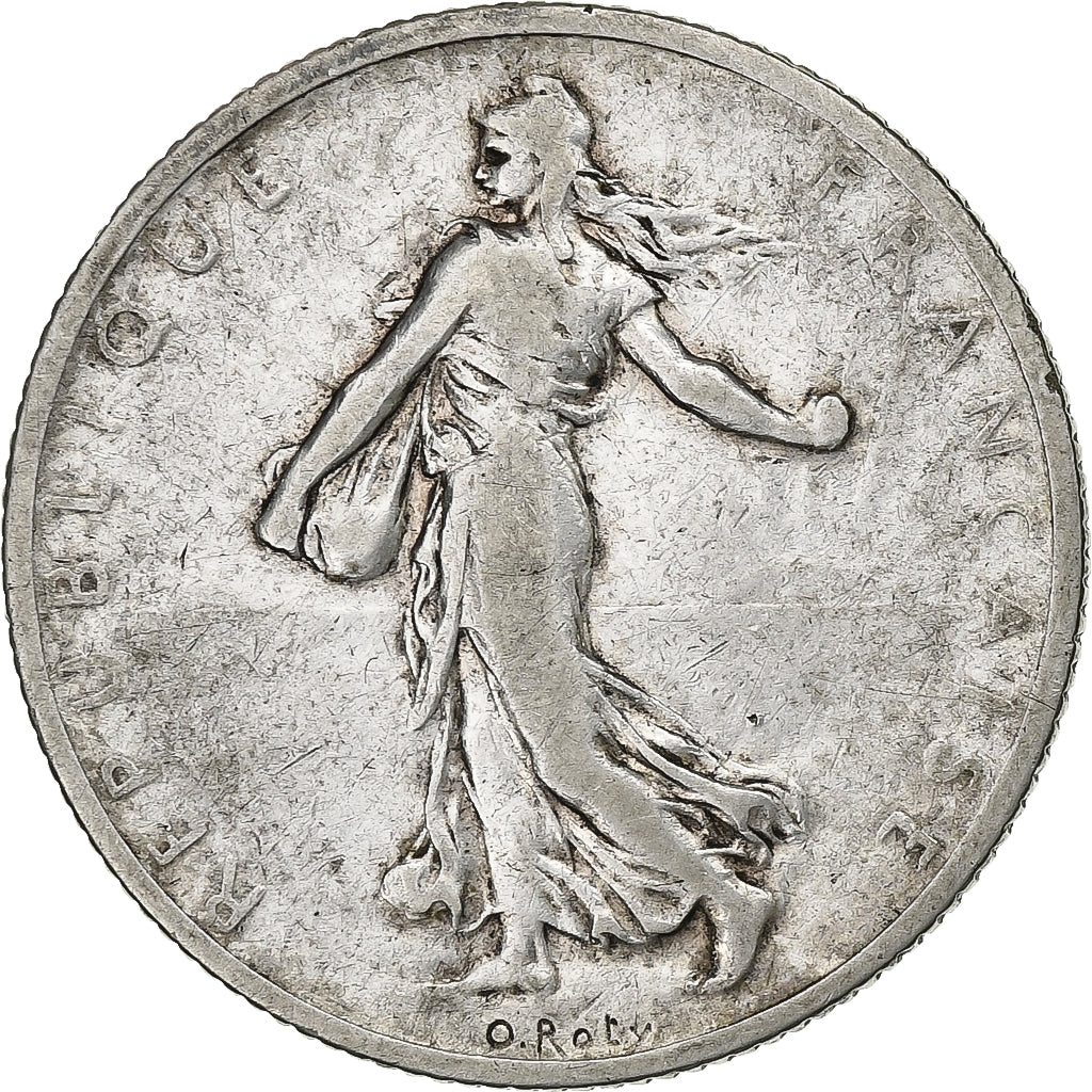 Frankrijk, 2 Francs, Semeuse, 1899, Paris, Zilver, FR, Gadoury:532, KM:845.1