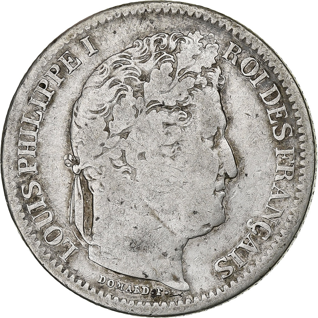 Francia, Louis-Philippe I, 2 Francs, 1832, La Rochelle, Argento, MB