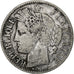 França, 2 Francs, Cérès, 1870, Paris, Prata, VF(30-35), Gadoury:530, KM:817.1