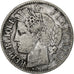 Francia, 2 Francs, Cérès, 1870, Paris, Argento, MB+, Gadoury:530, KM:817.1