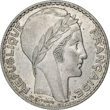 Francia, 20 Francs, Turin, 1938, Paris, Argento, BB+, Gadoury:852, KM:879