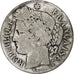 France, Franc, Cérès, 1871, Paris, Silver, VF(20-25), Gadoury:465, KM:822.1