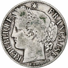 Francia, Franc, Cérès, 1894, Paris, Argento, MB, Gadoury:465a, KM:822.1