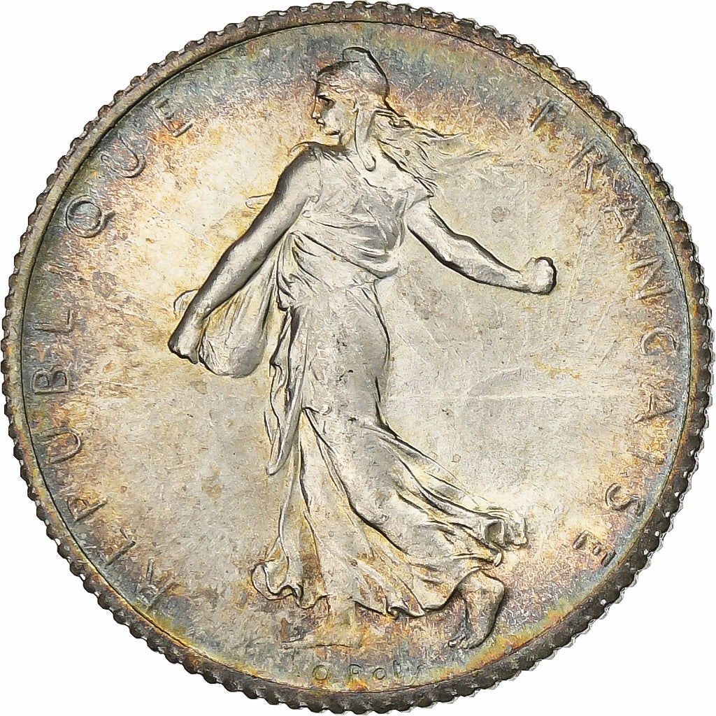 Francia, Franc, Semeuse, 1914, Paris, Plata, EBC+, Gadoury:467, KM:844.1