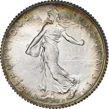 France, Franc, Semeuse, 1916, Paris, Silver, MS(60-62), Gadoury:467, KM:844.1