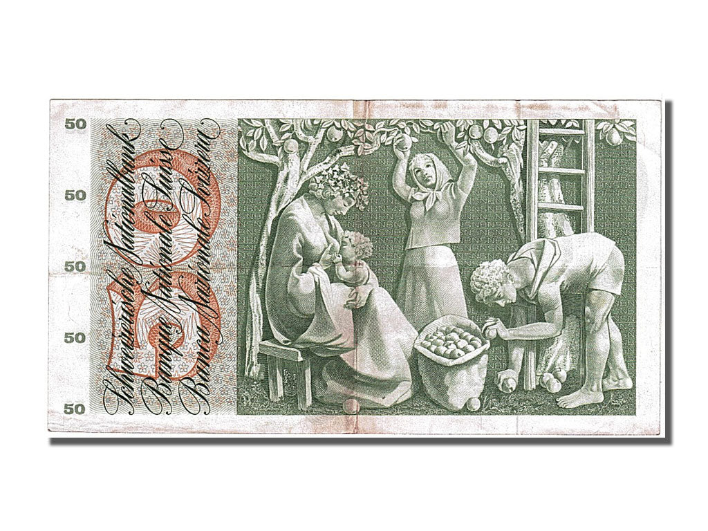 Banknote, Switzerland, 50 Franken, 1961, 1961-05-04, AU(50-53)