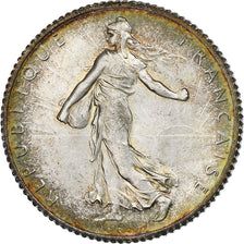 France, Franc, Semeuse, 1916, Paris, Silver, MS(60-62), Gadoury:467, KM:844.1