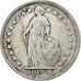 Suiza, 1/2 Franc, 1910, Bern, Plata, MBC, KM:23